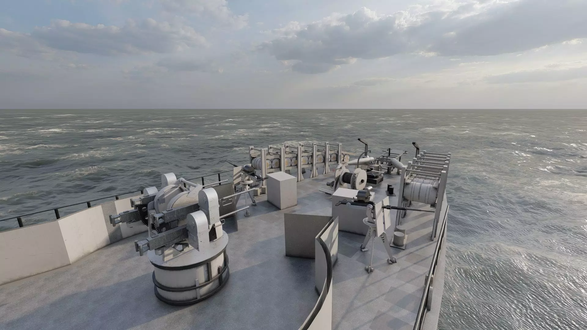 WW2 US NAVY HEAVY CRUISER   3D model_37