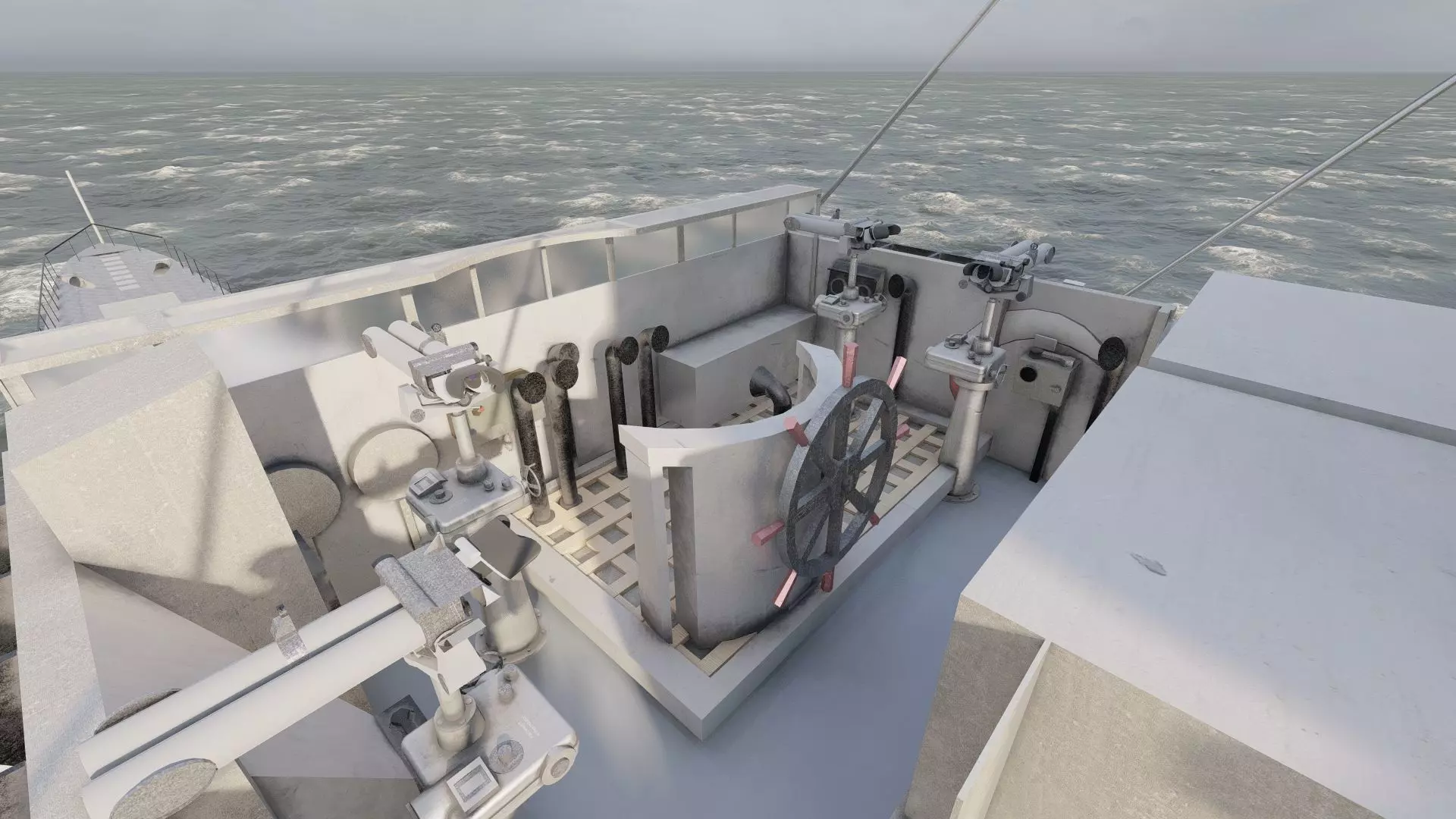 WW2 US NAVY HEAVY CRUISER   3D model_29