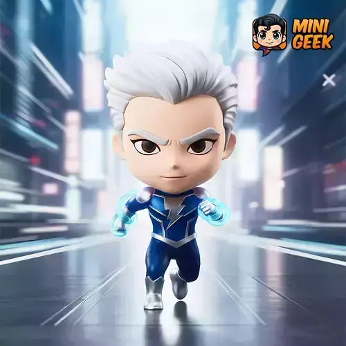 Mini Geek Quicksilver Chibi