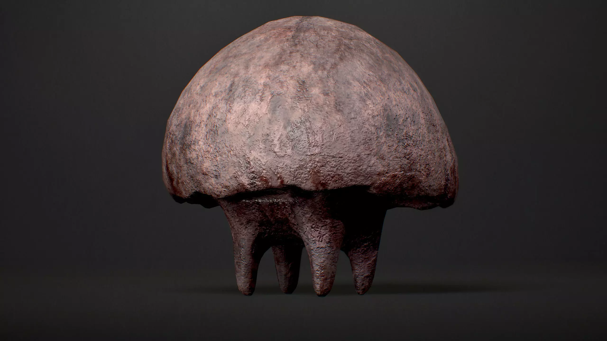 Mushroom Monster3 - Game Ready Low-poly 3D model_2