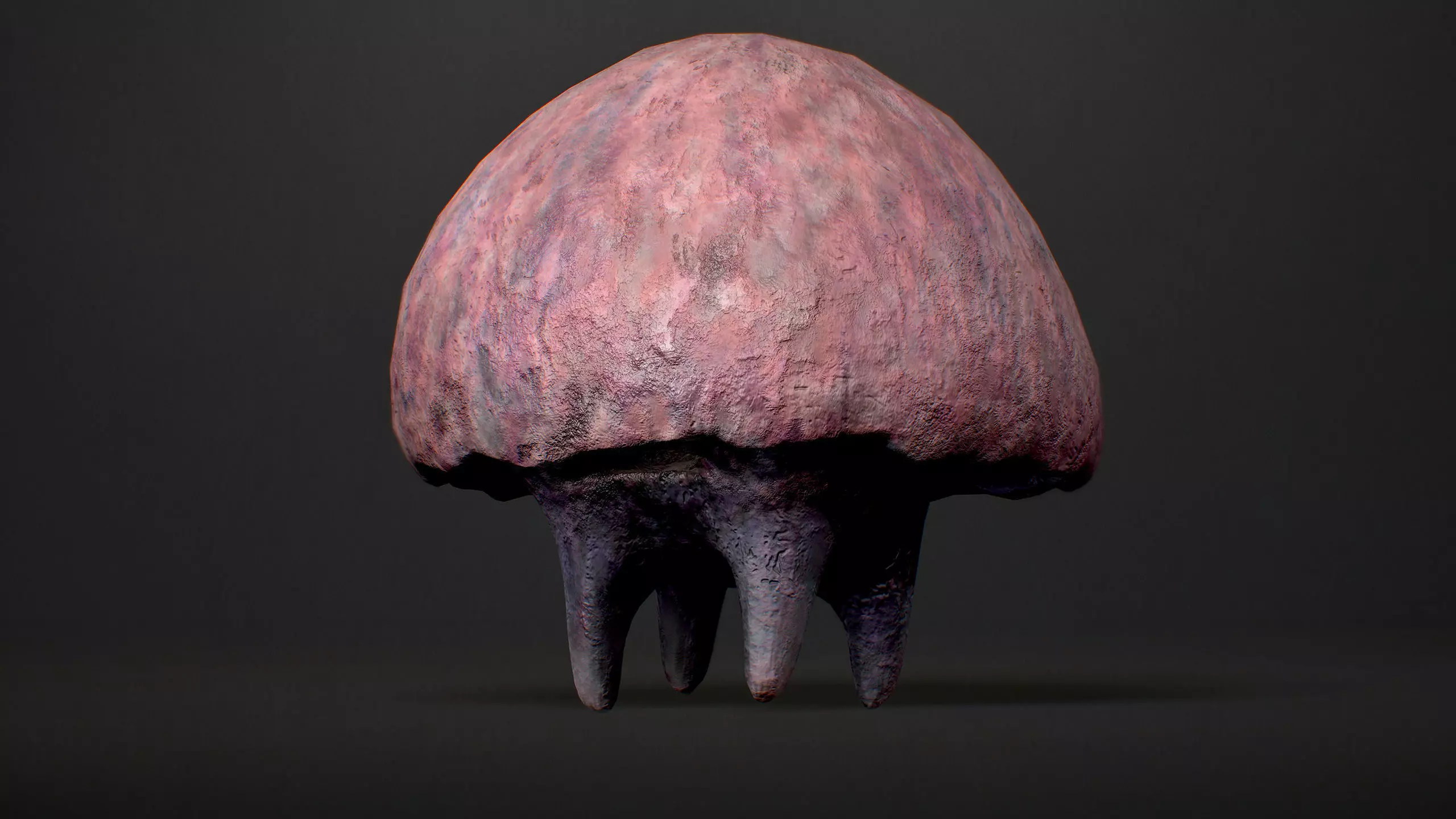 Mushroom Monster3 - Game Ready Low-poly 3D model_7