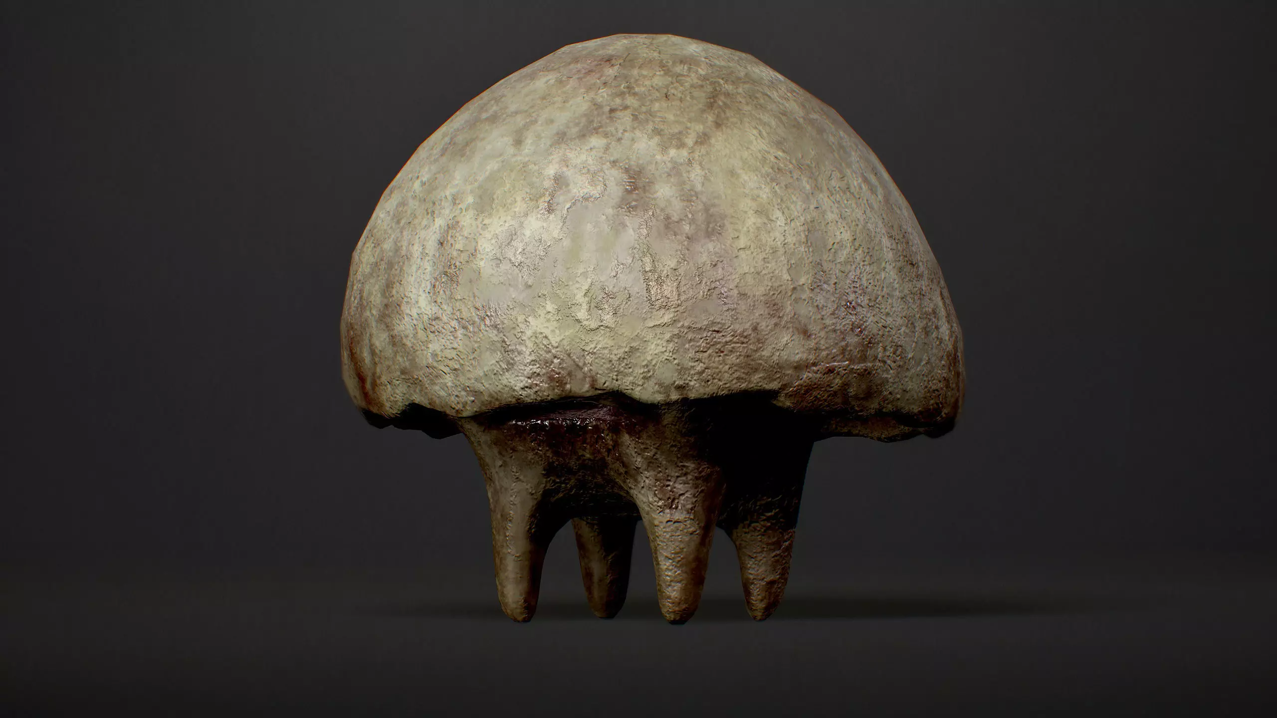 Mushroom Monster3 - Game Ready Low-poly 3D model_4