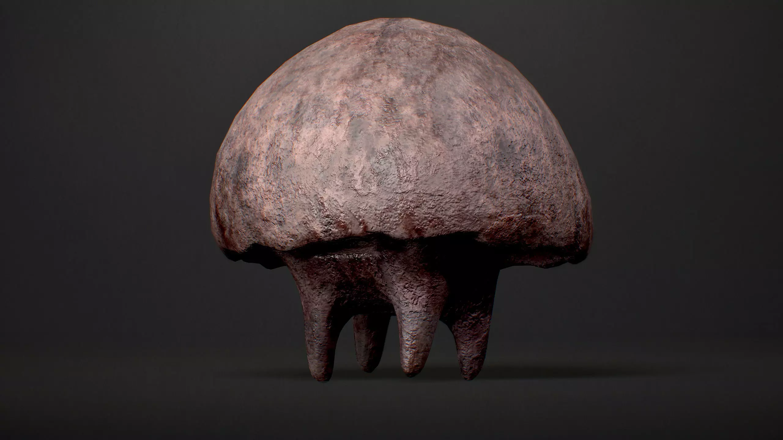 Mushroom Monster3 - Game Ready Low-poly 3D model_3