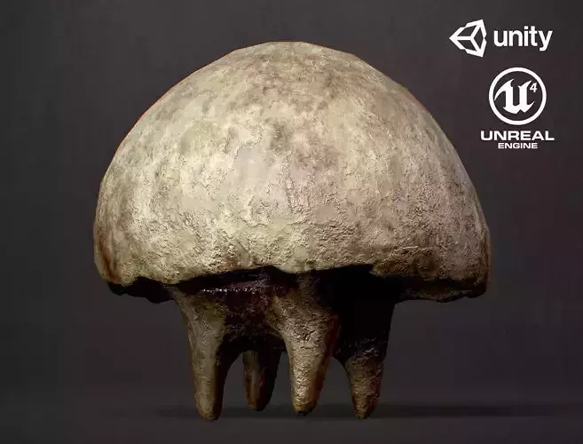 Mushroom Monster3 - Game Ready Low-poly 3D model Mushroom Monster3 - Game Ready Low-poly 3D model