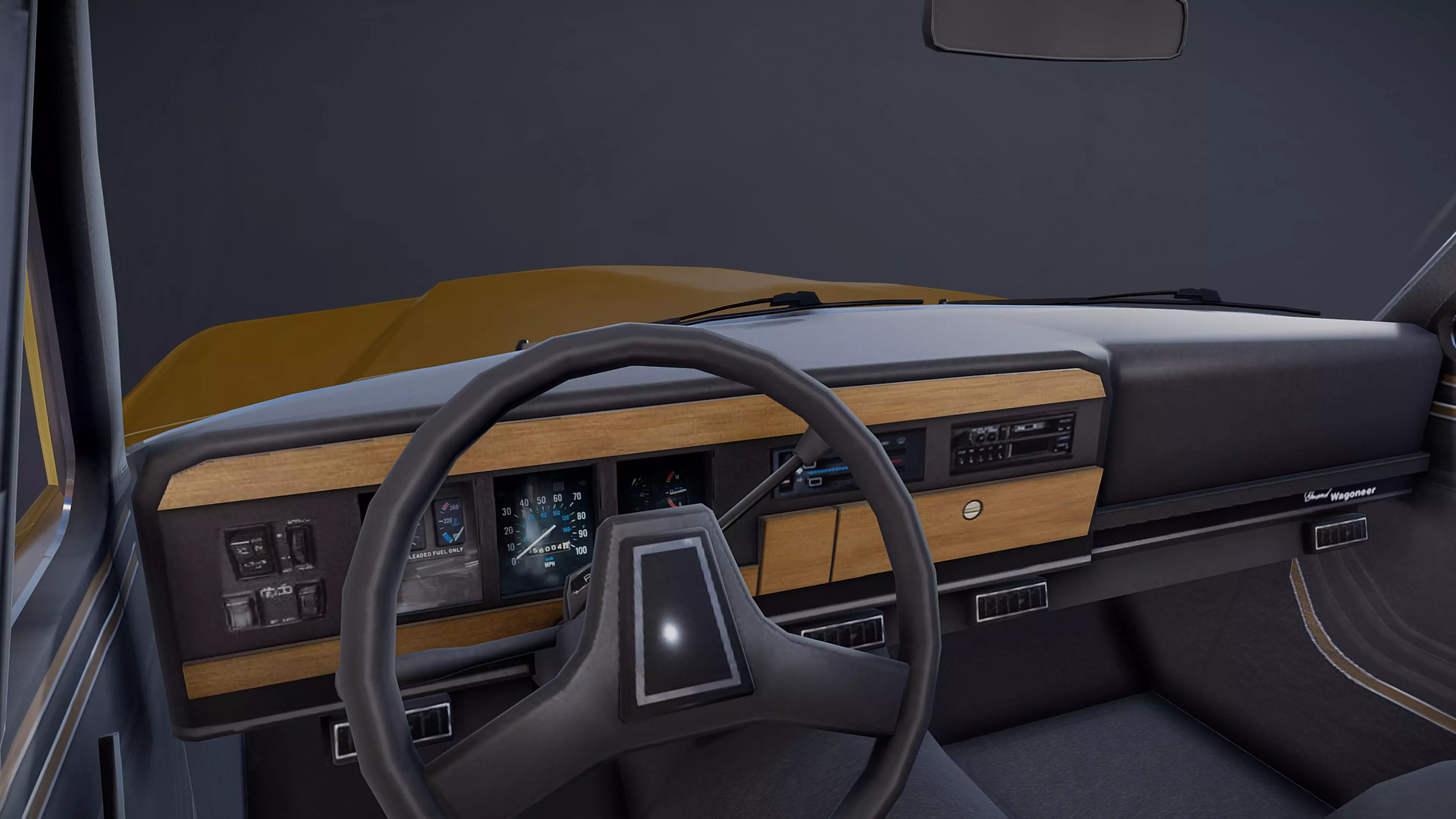 Jeep Gladiator J-10 snow plow pickup Low-poly 3D model_40