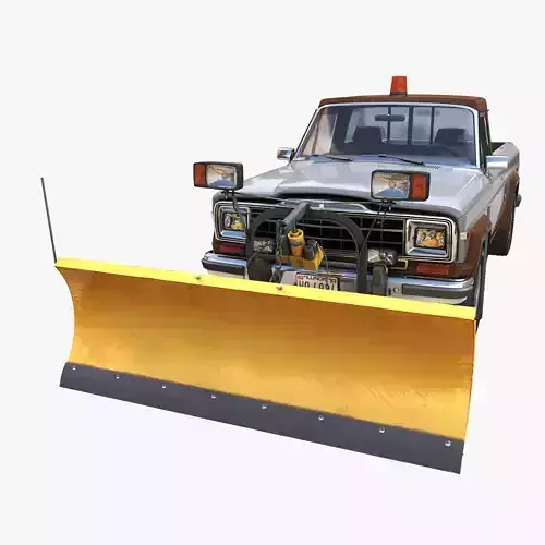 Jeep Gladiator J-10 snow plow pickup