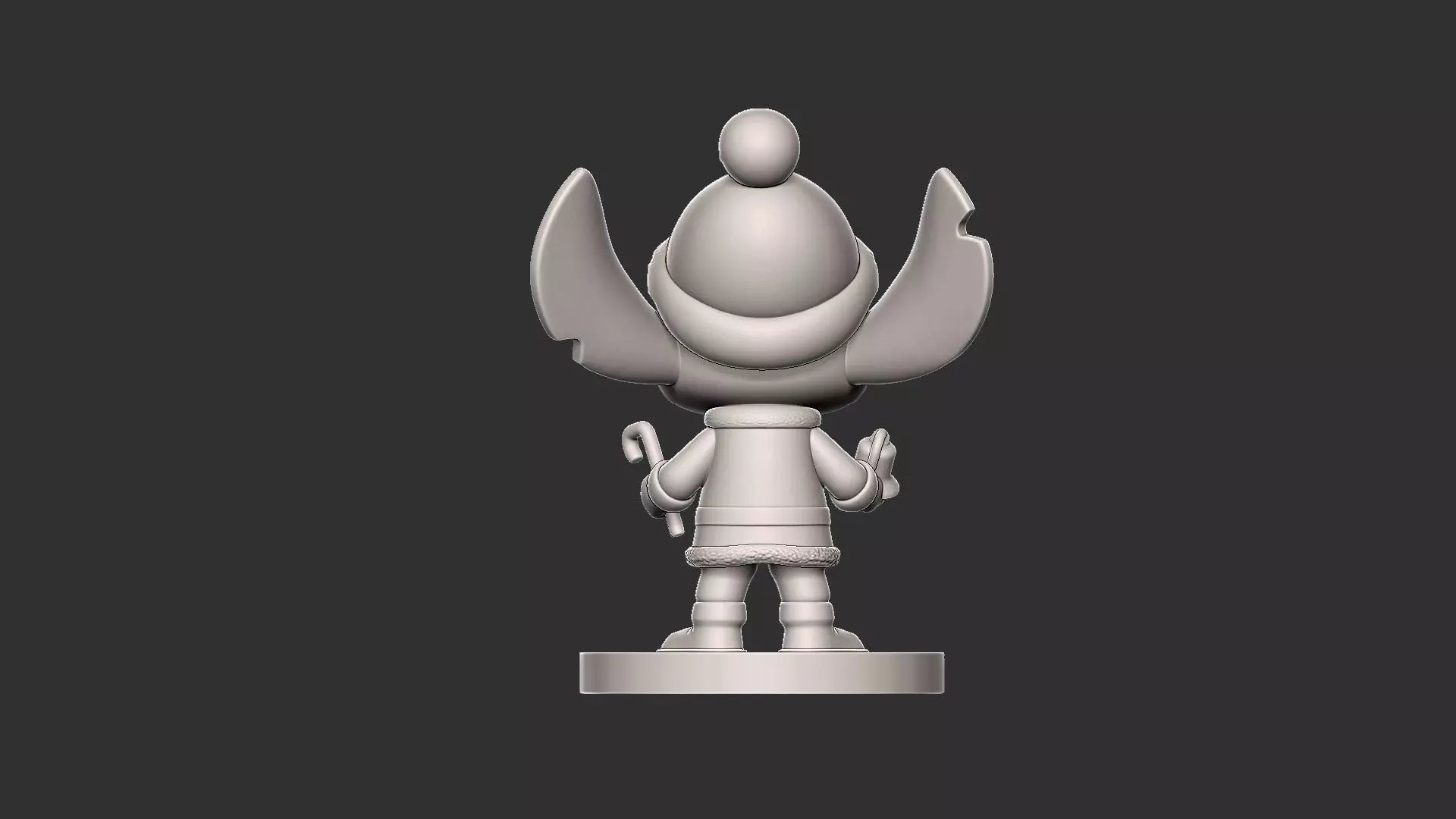 Mini Geek Stitch Chibi  Holiday Edition 3D print model_3