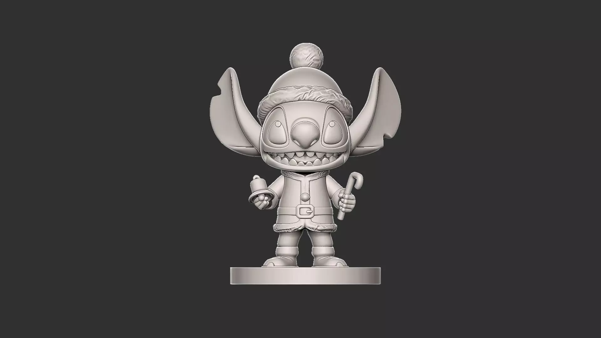 Mini Geek Stitch Chibi  Holiday Edition 3D print model_1
