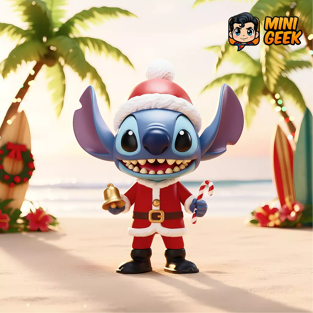 Mini Geek Stitch Chibi  Holiday Edition 3D print model_0