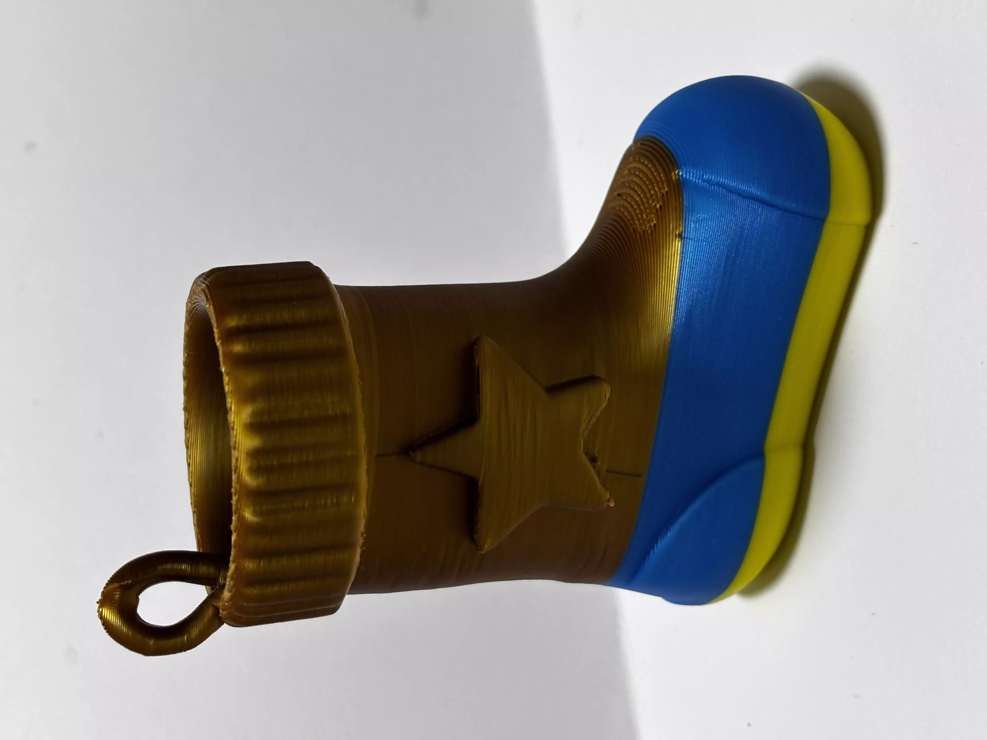 Christmas sock tree ornament 3D print model_0