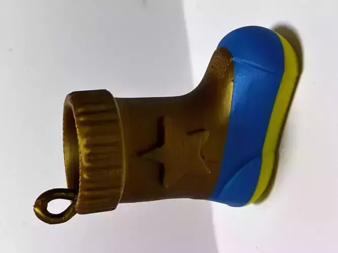 Christmas sock tree ornament 3D print model