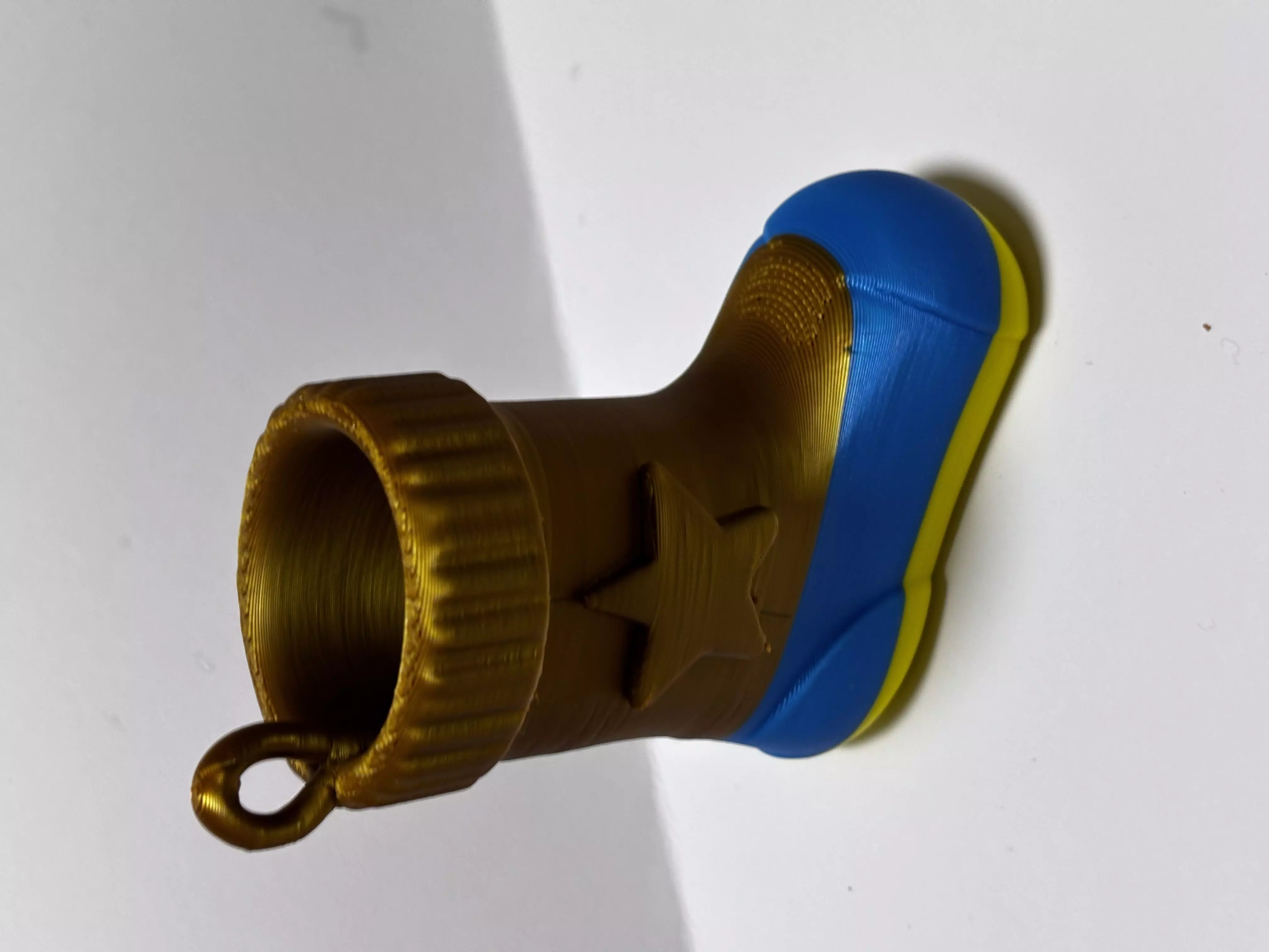 Christmas sock tree ornament 3D print model_1