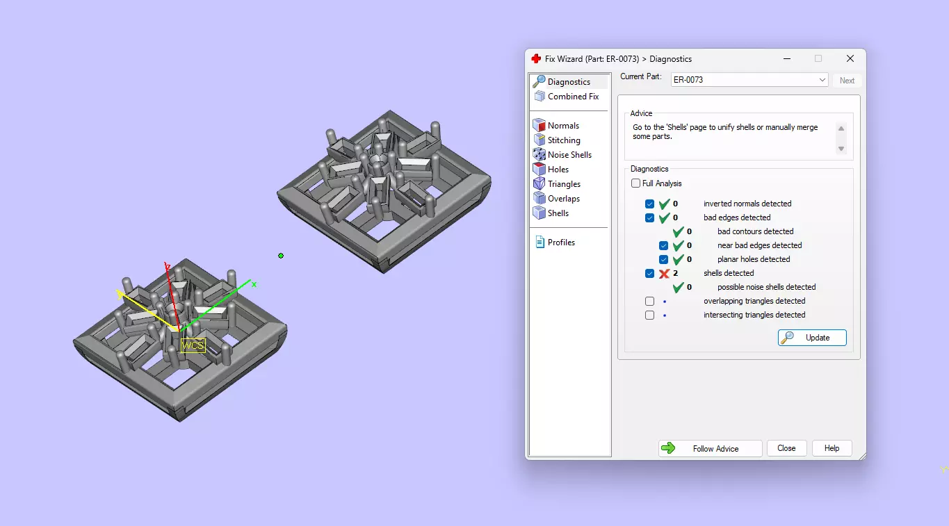 Square Baguette Diamond Stud Earrings 3D print model_13