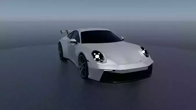 Porsche 911 3d Game-ready Model