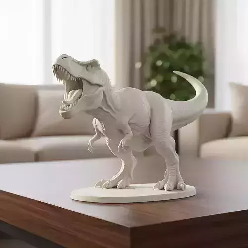 T-Rex Roaring - 3D Print Model