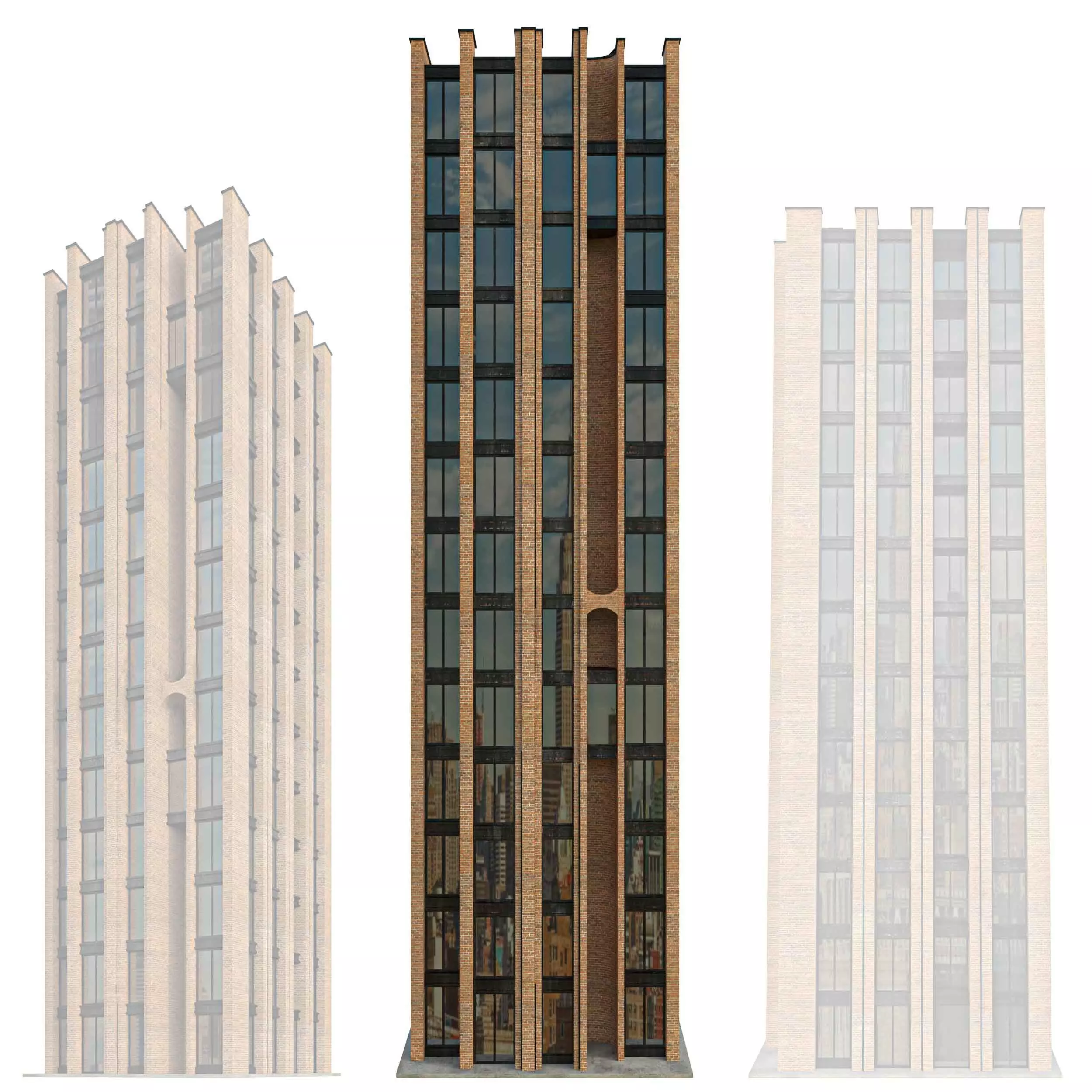 BRICKTOWER 3D model_4
