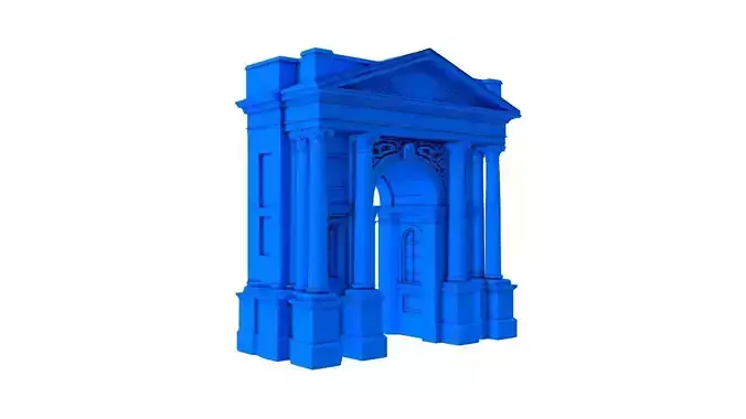 triumphal arch - Babylon Building - Ancient Babylon Building 