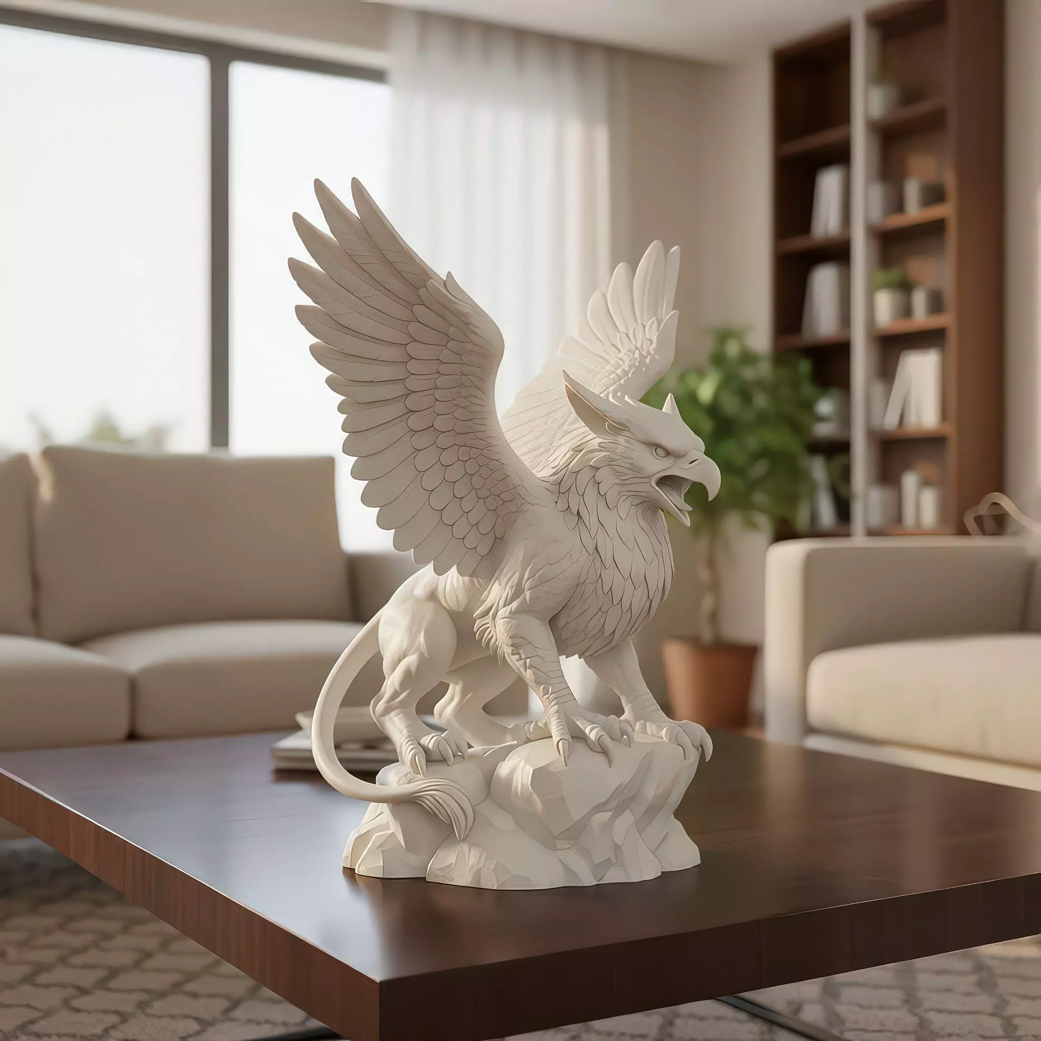 Majestic Griffin - 3D Print Model 3D print model