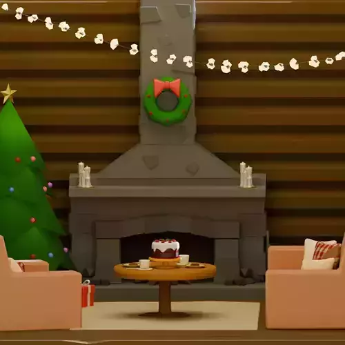 Christmas Fireplace 