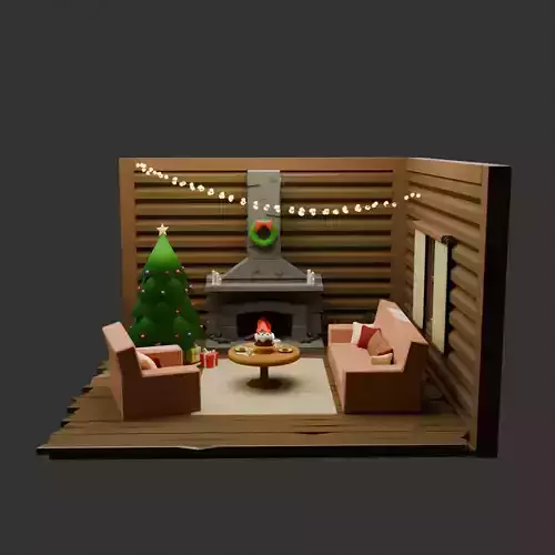 Christmas Fireplace 