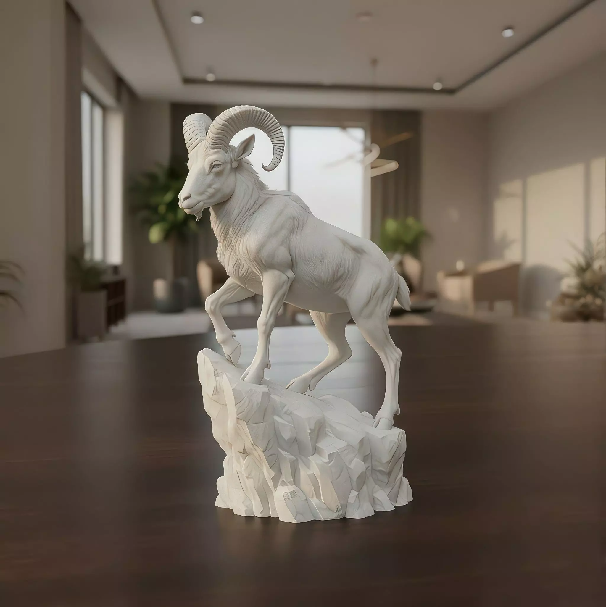 Mountain Goat - 3D Print Model 3D print model
