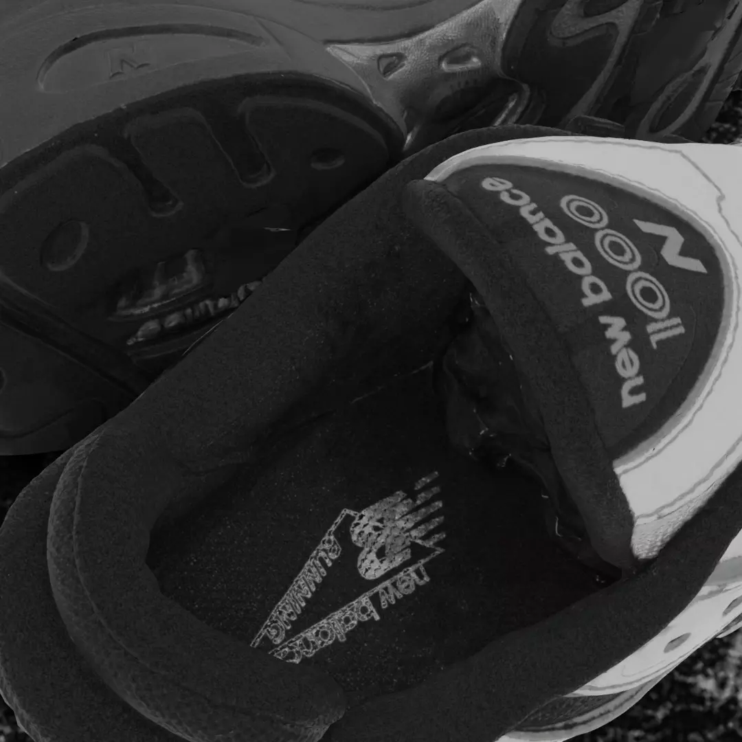 NEW BALANCE 1000 SILVER 3D SHOES Low-poly 3D model_11