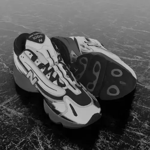 NEW BALANCE 1000 SILVER 3D SHOES