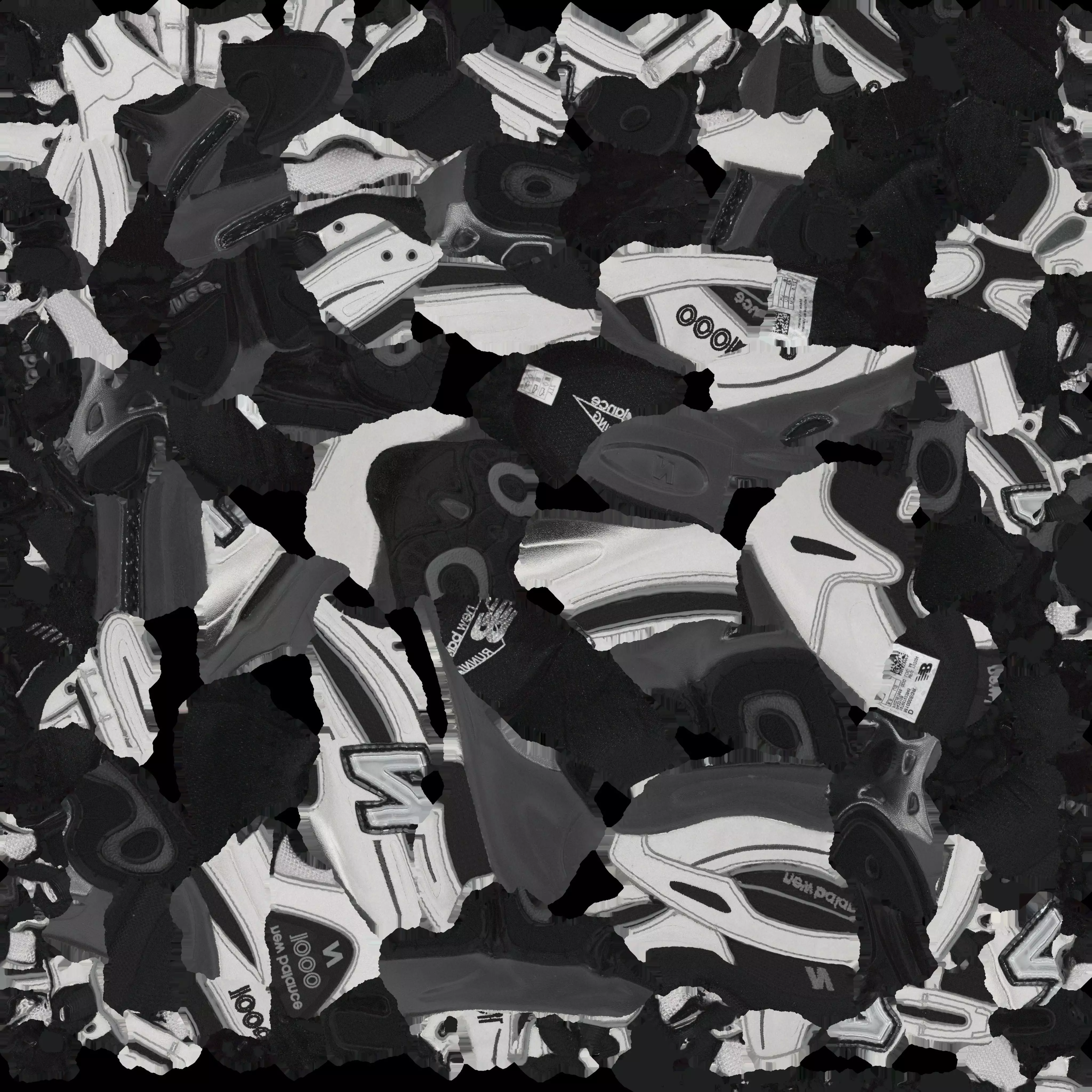 NEW BALANCE 1000 SILVER 3D SHOES Low-poly 3D model_16