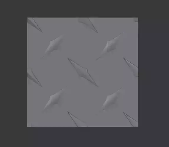 Crosshatch Tile Floor Low-poly 3D model