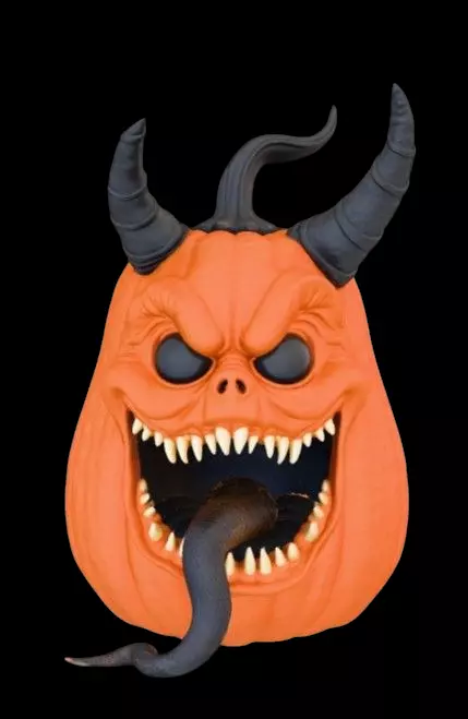 halloween-challenge citrouille corne 3D print model_0