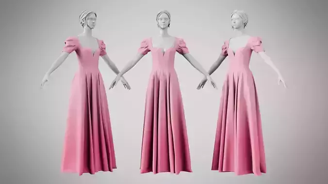 Dress 07 Tickle Me Pink