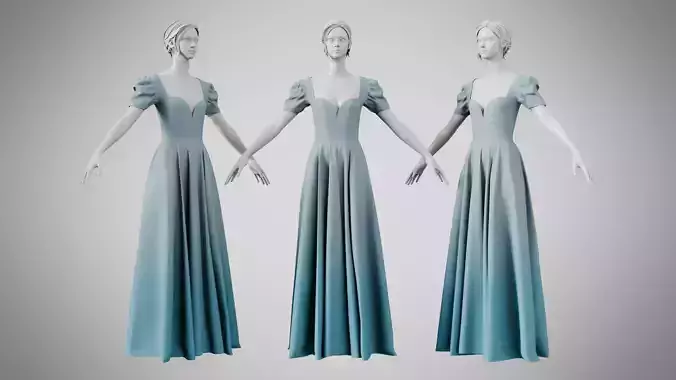 Dress 07 Weldon Blue