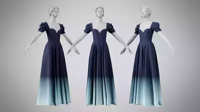 Dress 07 Yankees Blue