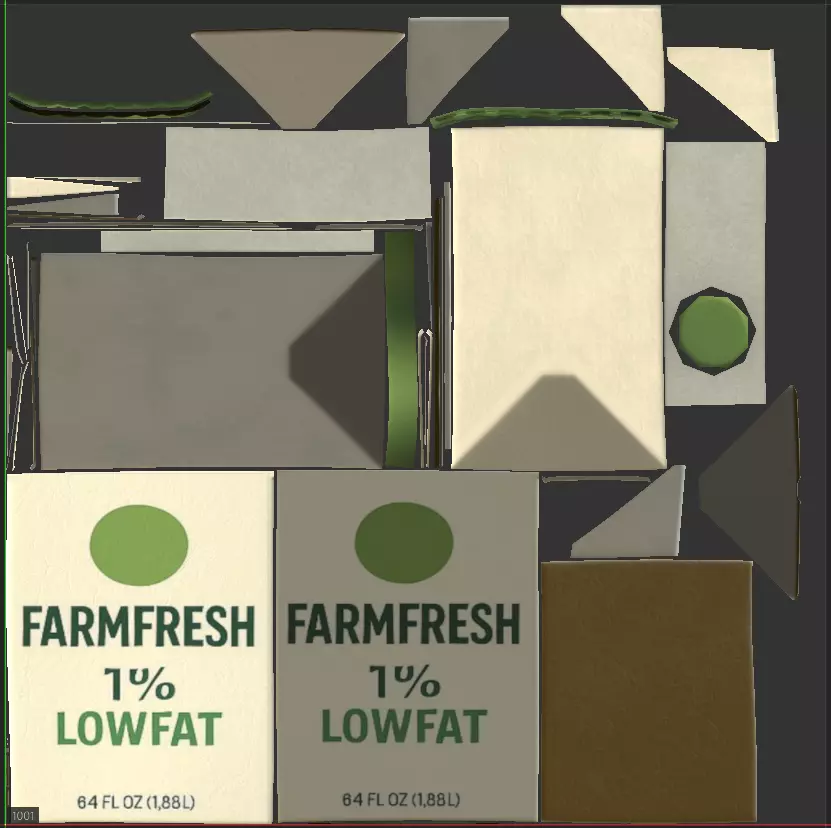 Commercial Display Fridge - Game Ready Low-poly 3D model_9