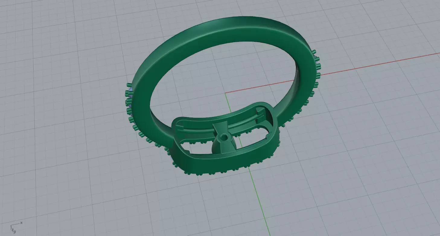 Messika Move Paved Ring 3D print model_6