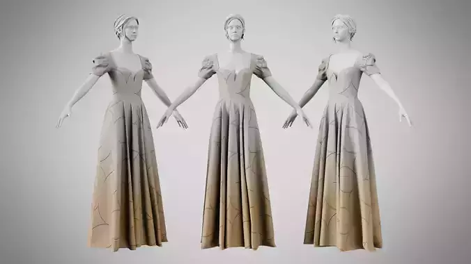 Dress 07 Grullo With Design