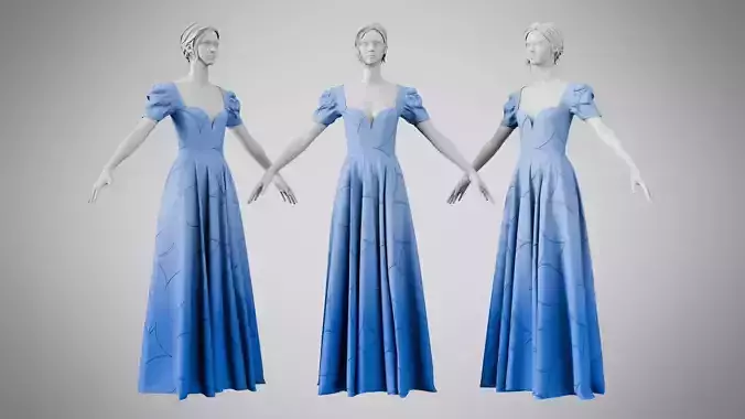 Dress 07 Little Boy Blue With Design