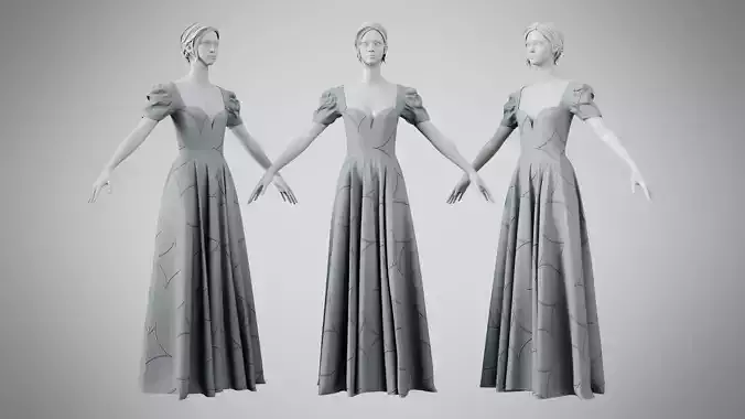 Dress 07 Philippine Gray With Design