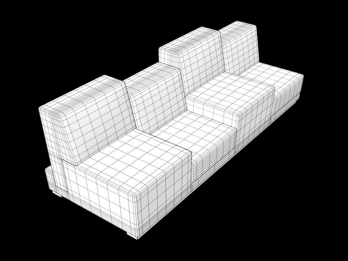 Sofa 3D model_5