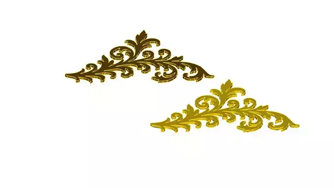 Floral Ornament Pendant Art