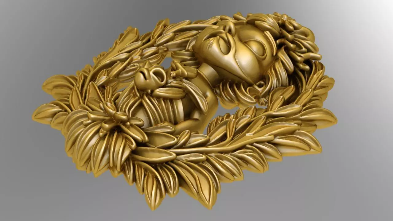 Jungle man 3D print model_1