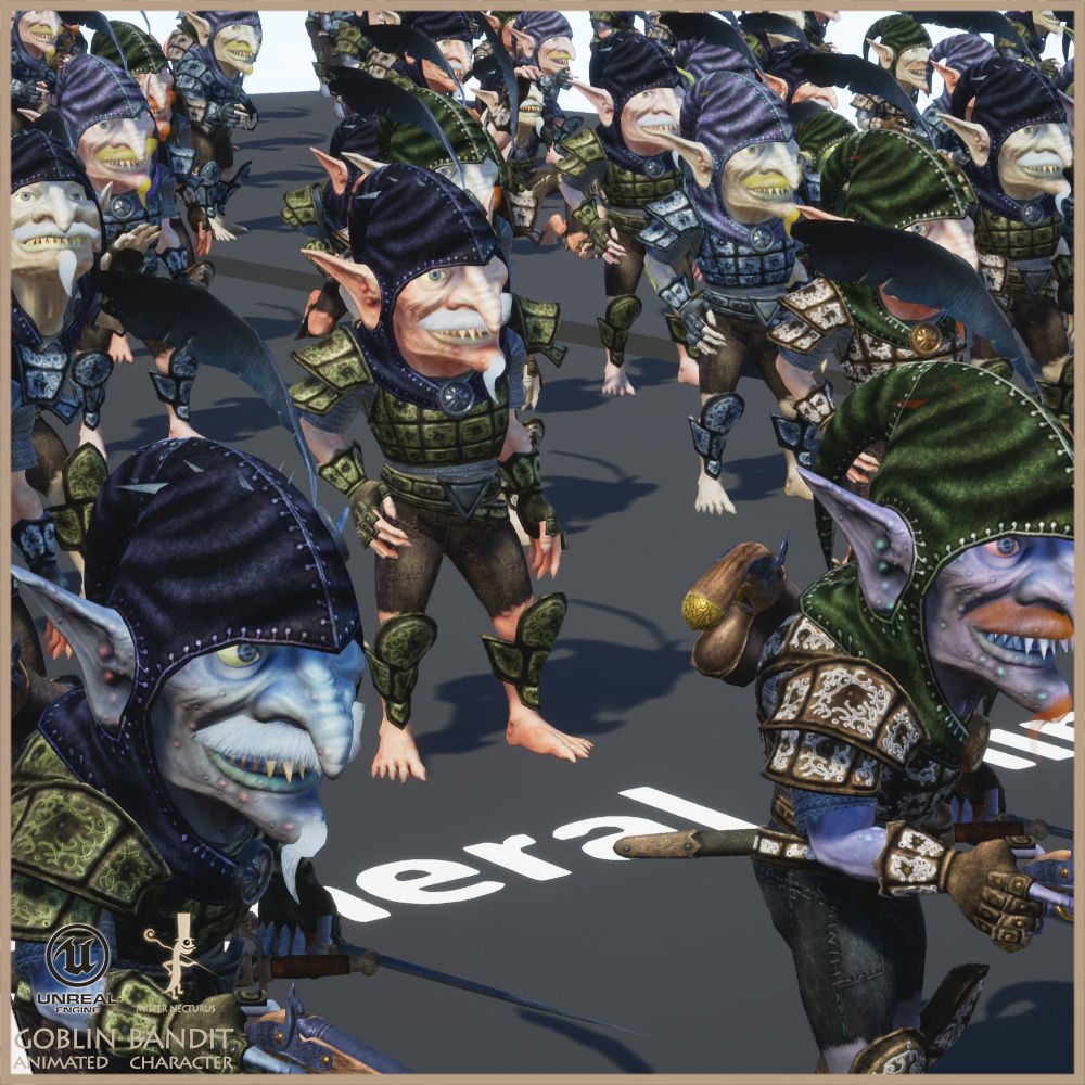 Goblin Bandit Low-poly 3D model_19