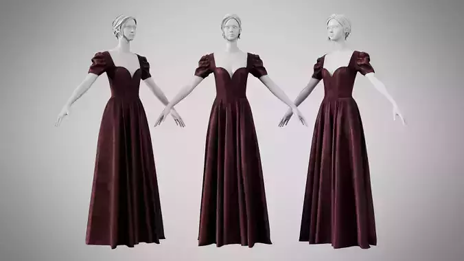 Dress 07 Chocolate Velvet