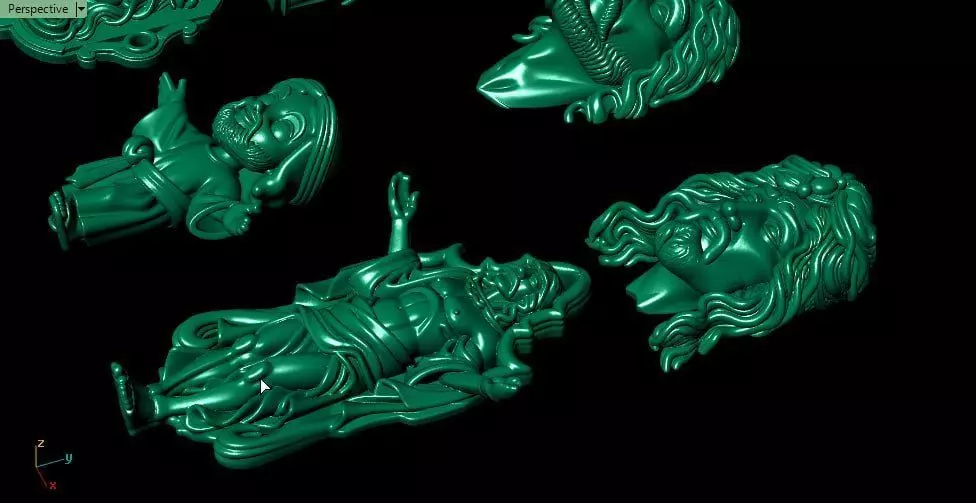 Jesus with styles 3D print model_1