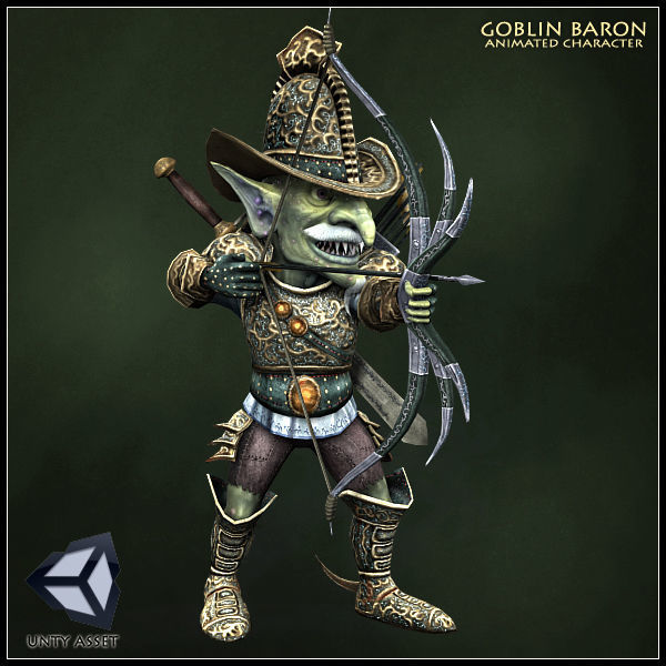Goblin Baron Low-poly 3D model_9