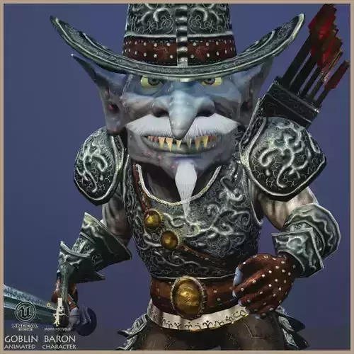 Goblin Baron Low-poly 3D model