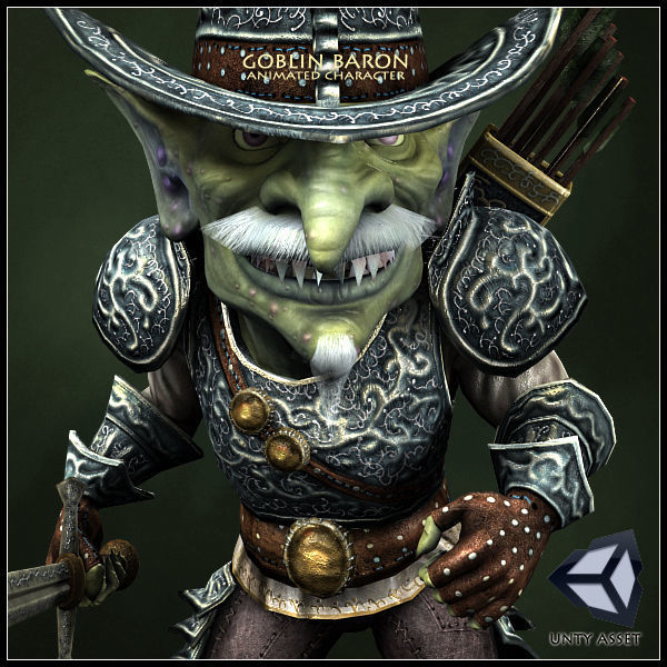 Goblin Baron Low-poly 3D model_3