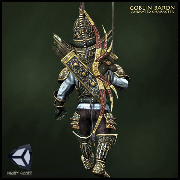 Goblin Baron Low-poly 3D model_2