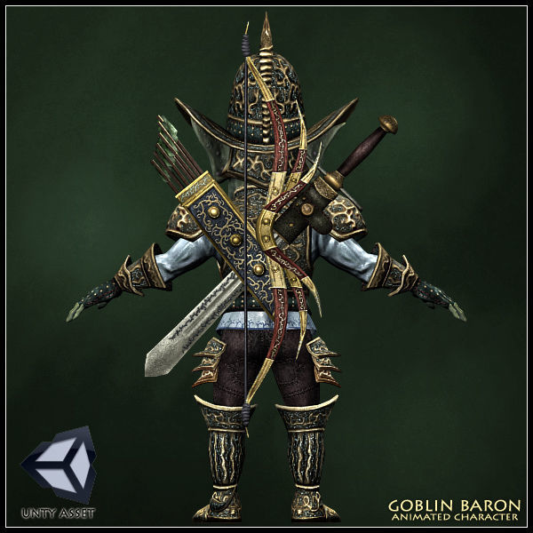 Goblin Baron Low-poly 3D model_10