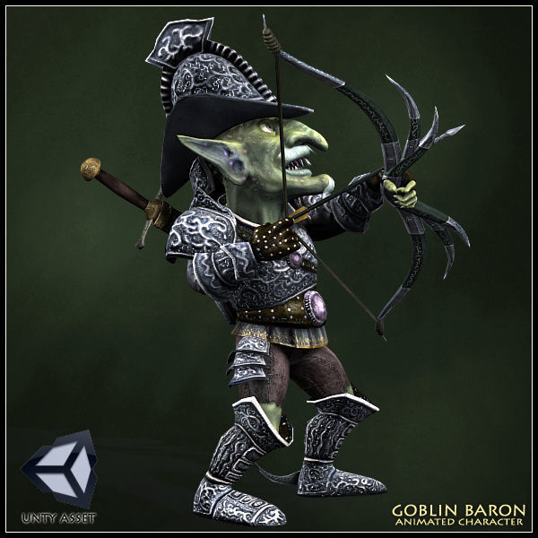 Goblin Baron Low-poly 3D model_8